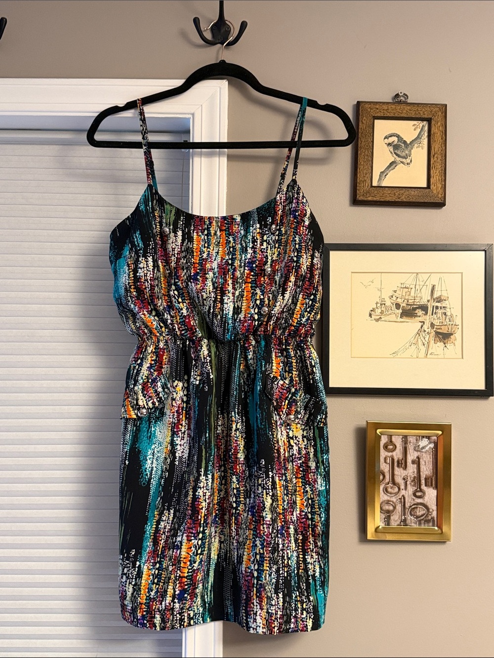 Multi Colour Mini Dress